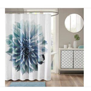 Madison Park Norah 200Tc Cotton Percale Shower Curtain 72x72"